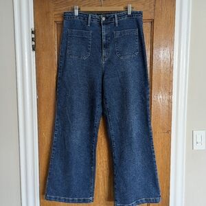 Just Black Denim - High Rise Wide Leg Pants - size 31